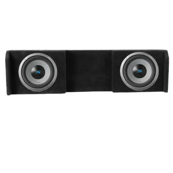 NVX VE-NIS-TTNCKCG1-D12S Dual 12" Enclosure with Two S2-W12D4 Subwoofer
