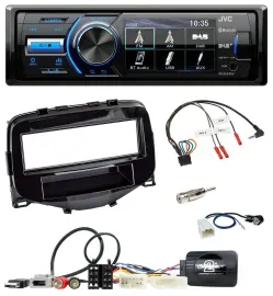 JVC Bluetooth Lenkrad USB DAB Autoradio für Toyota Aygo 2014-2021