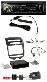 Автомагнитола Pioneer CD/MP3/USB, DAB, для Hyundai ix20 (с 2010), поддержка кнопок на руле, совместима с ручным климат-контролем