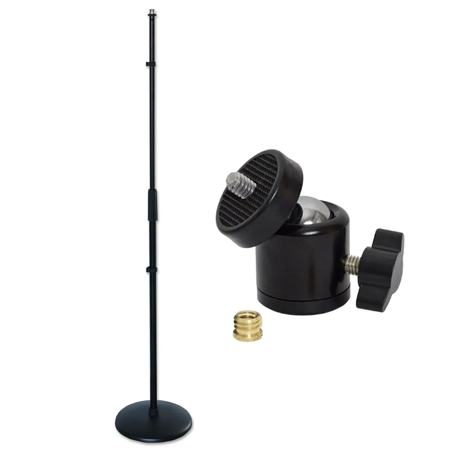 Стойка для микрофона keepdrum MS015 прямая, с шаровым шарниром