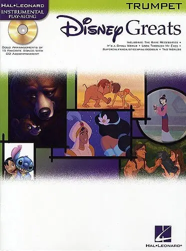 Ноты MusicSales DISNEY GREATS TRUMPET TPT BOOK/CD