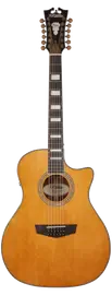 Электроакустическая 12-струнная гитара D'Angelico Premier Fulton Vintage Natural