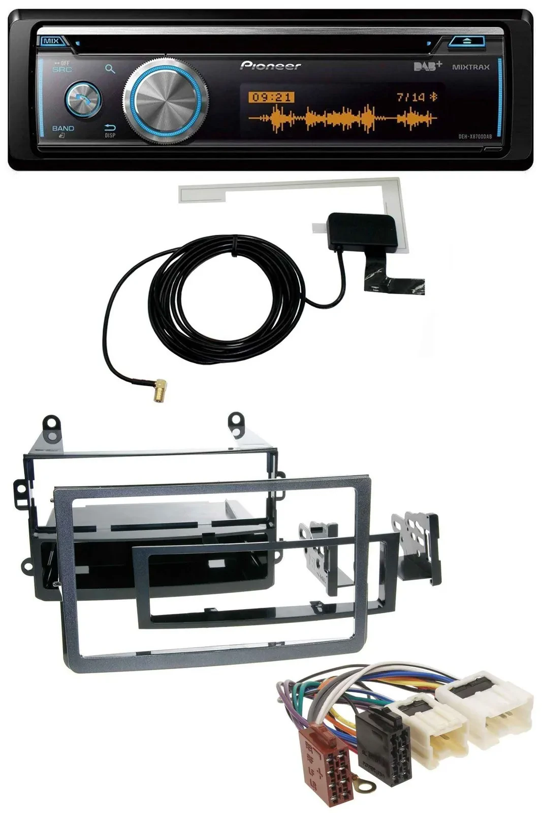 Автомагнитола Pioneer Bluetooth DAB MP3 USB CD для Nissan 350Z (с 2006)