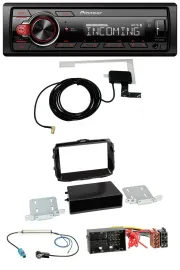 Автомагнитола для Alfa Romeo Giulietta Pioneer CD/MP3, DAB, USB, AUX, 52-pin (с 2013), черный глянец