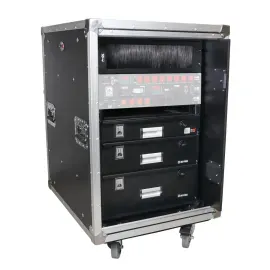 ProX XS-16USLAM24 16U 24" Deep Rack Shock Mount Case with Slam Doors idjnow