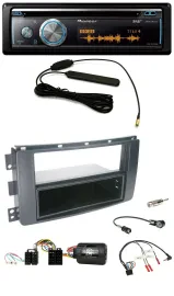 Pioneer CD USB Bluetooth DAB Lenkrad Autoradio für Smart ForFour 2004-2006 schwa