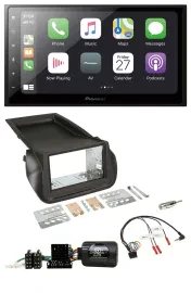 Pioneer Lenkrad Bluetooth DAB 2DIN USB Autoradio für Citroen Nemo Fiat Fiorino P