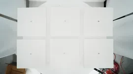 (6) JBL MTC-416SG White Square Grilles for Control 416 In-Celing Speakers