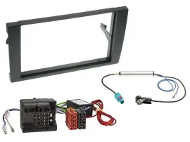 Einbauset Doppel DIN Autoradio für Audi A4 B7 04-08 Aktivsystem MOST Quadlock