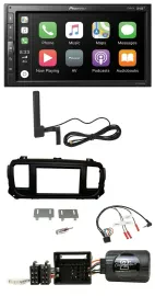 Pioneer USB 2DIN Bluetooth DAB Lenkrad Autoradio für Toyota Proace Citroen Jumpy