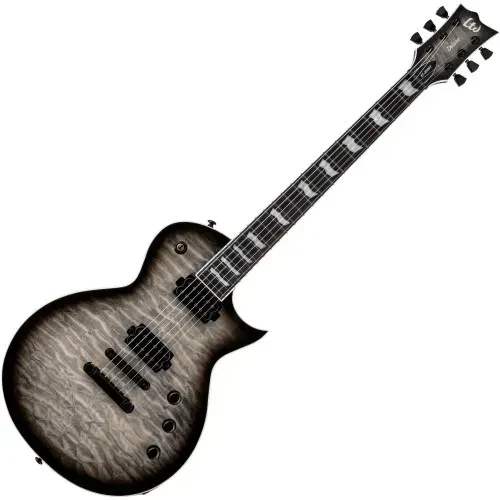 Б/У Электрогитара ESP LTD EC-1000T QM 24.75", H-H, Charcoal Burst, Set-Thru