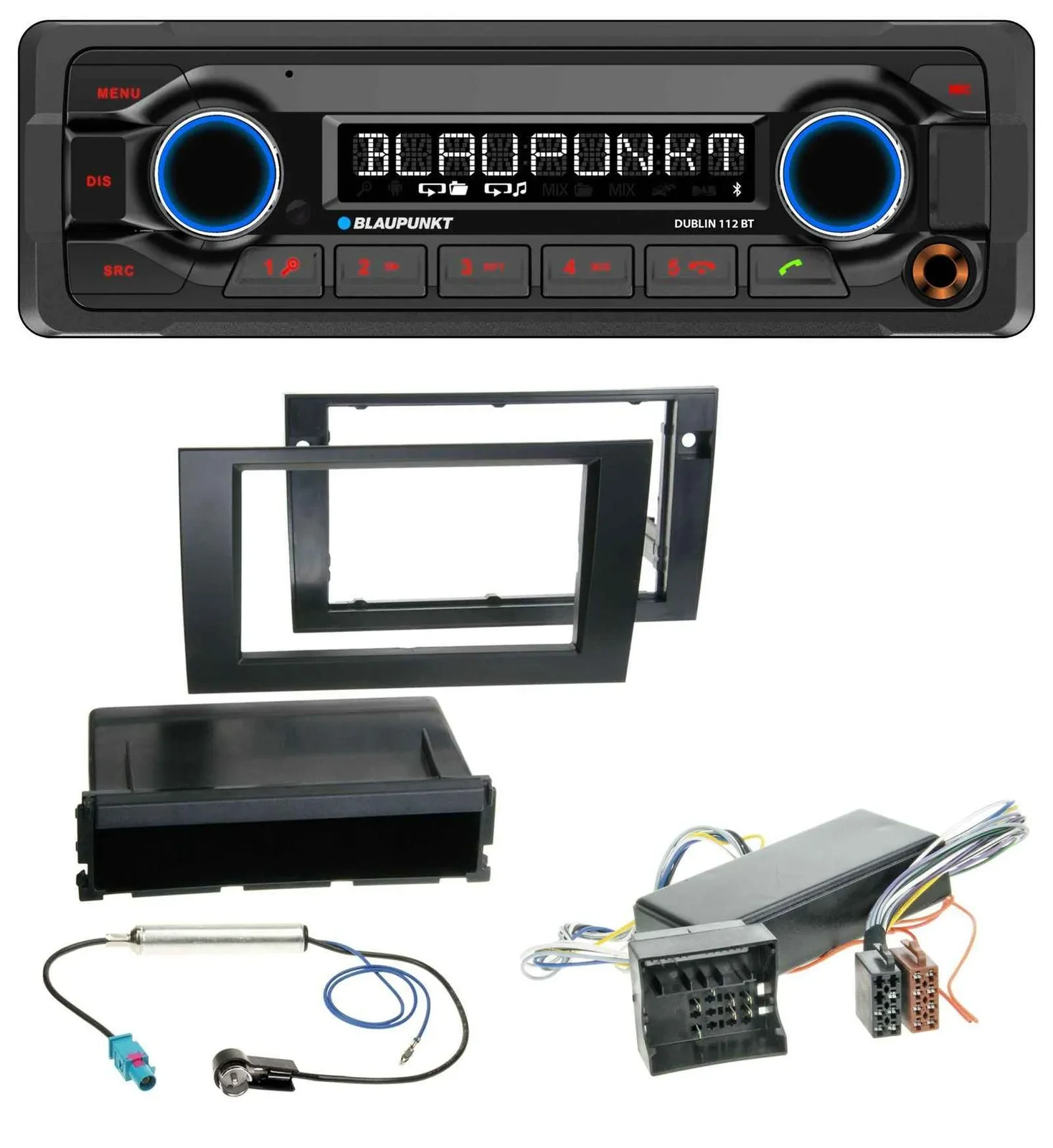 Blaupunkt MP3 Bluetooth USB AUX Autoradio für Audi A4 04-08 B7 Symphony Bose Akt