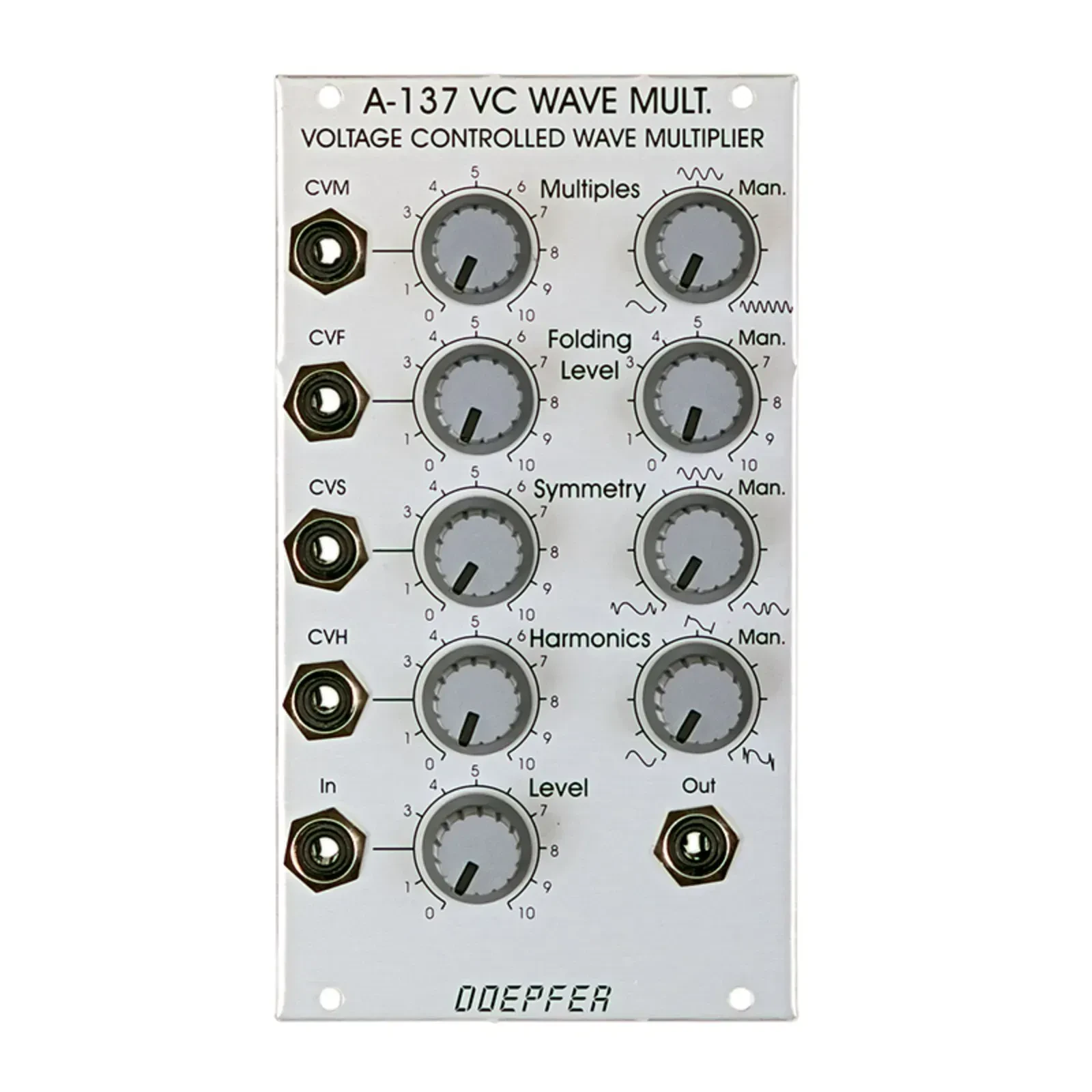 Модульный студийный синтезатор Doepfer A-137-1 Wave Multiplier I Waveshaper