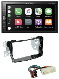 Pioneer USB MP3 DAB 2DIN Bluetooth Autoradio für Hyundai i40 ab 2016 Typ VF Klav