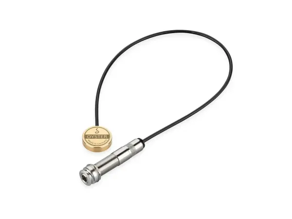 Schaller Germnay S/S Oyster Piezo Acoustic Instrument/Guitar Pickup, Brass