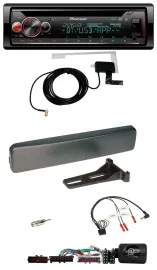 Автомагнитола для Ford Mondeo/Focus Pioneer DAB, CD, USB, Bluetooth, антрацит