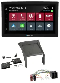Blaupunkt 2DIN MP3 USB Bluetooth DAB Autoradio für Fiat Ducato (2002-2006)