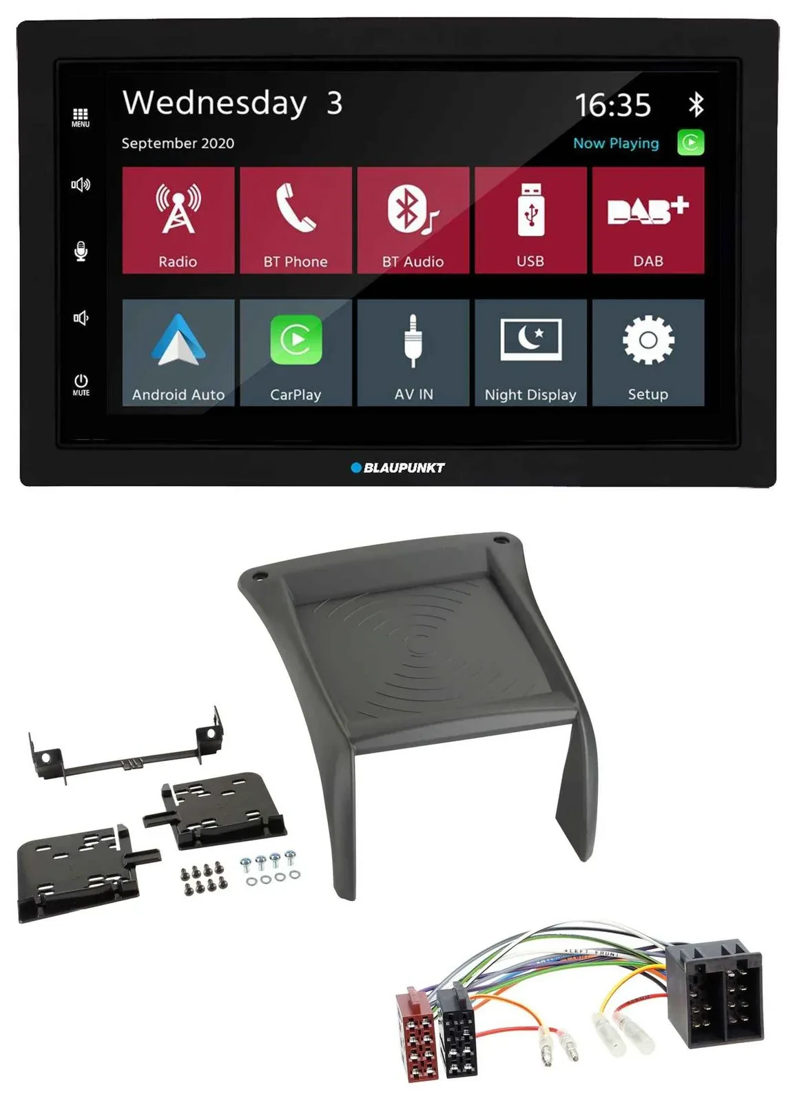 Blaupunkt 2DIN MP3 USB Bluetooth DAB Autoradio für Fiat Ducato (2002-2006)