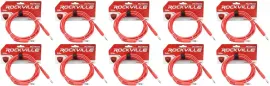 Коммутационный кабель Rockville RCTR110R Red 3 м (10 штук)