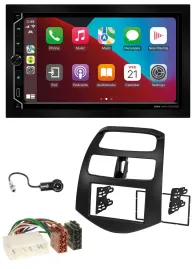 ESX 2DIN DAB USB MP3 Bluetooth Autoradio für Chevrolet Spark KLM 2012-2013