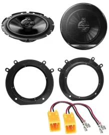 Pioneer 3-Wege 300Watt 16,5cm Lautsprecher für Fiat Scudo Peugeot Expert bis 07
