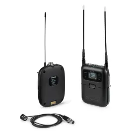 Радиосистема Shure SLXD15+ цифровая с петличным микрофоном WL185M, поясной передатчик