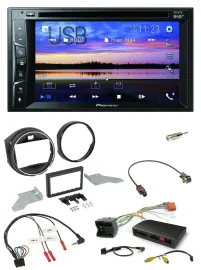 Pioneer Bluetooth 2DIN USB DVD DAB Lenkrad Autoradio für BMW Mini F55/F56 2013-2