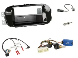 Einbauset Lenkradadapter DIN Autoradio für Kia Soul 2016-2019 piano