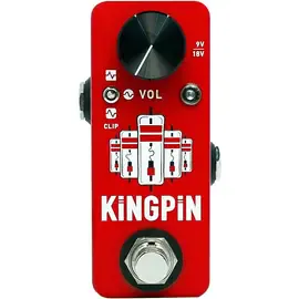 Педаль эффектов для электрогитары CopperSound Pedals Kingpin Germanium Clipper Effects Pedal Red