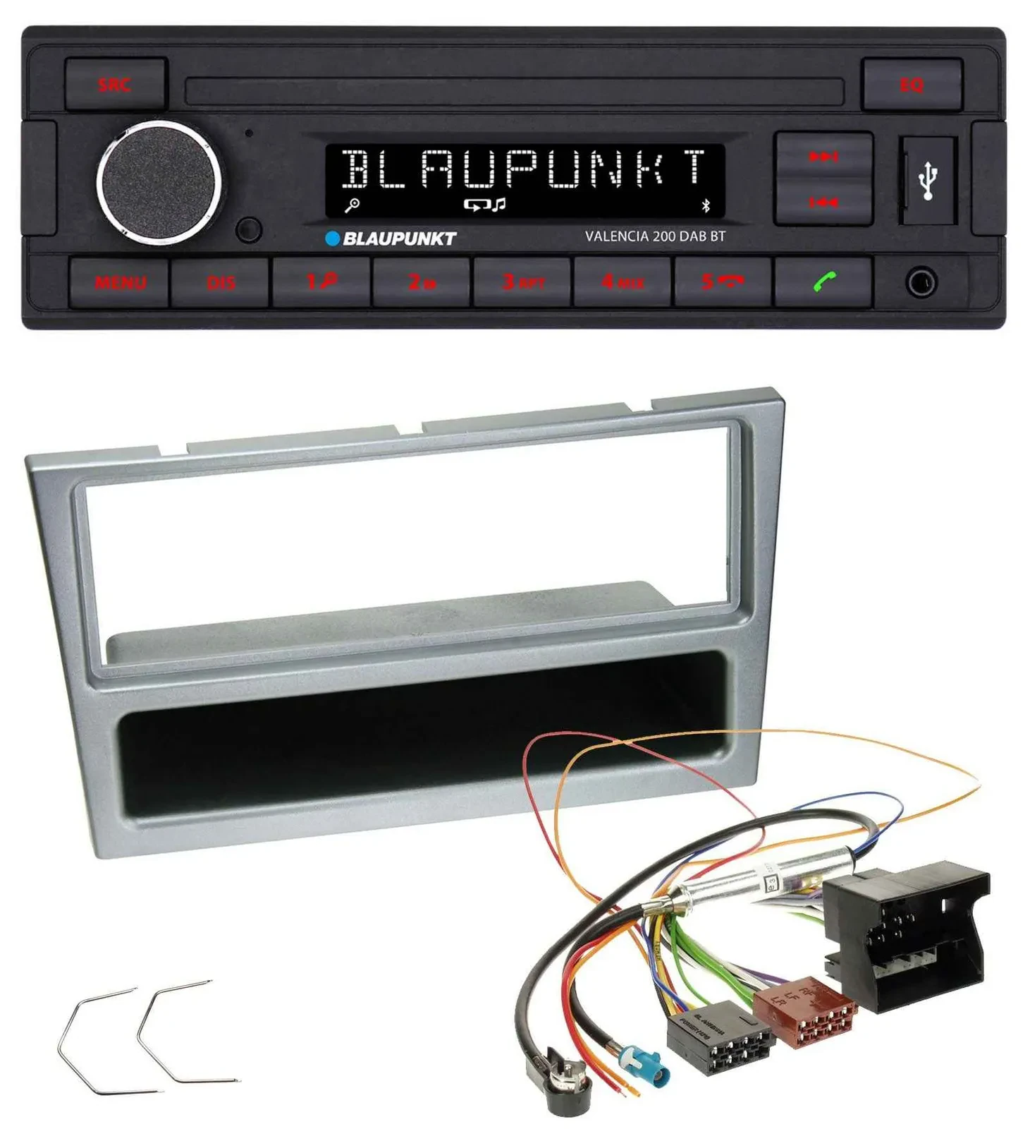 Автомагнитола Blaupunkt DAB, MP3, Bluetooth, USB для Opel Combo C/Corsa C/Tigra/Meriva