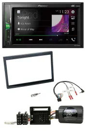 Pioneer 2DIN Lenkrad DAB USB Bluetooth Autoradio für Citroen C2 C3 Berlingo Jump