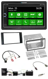 Blaupunkt Bluetooth 2DIN Lenkrad DAB USB TMC Navigation für Ford Kuga 2008-12 sc