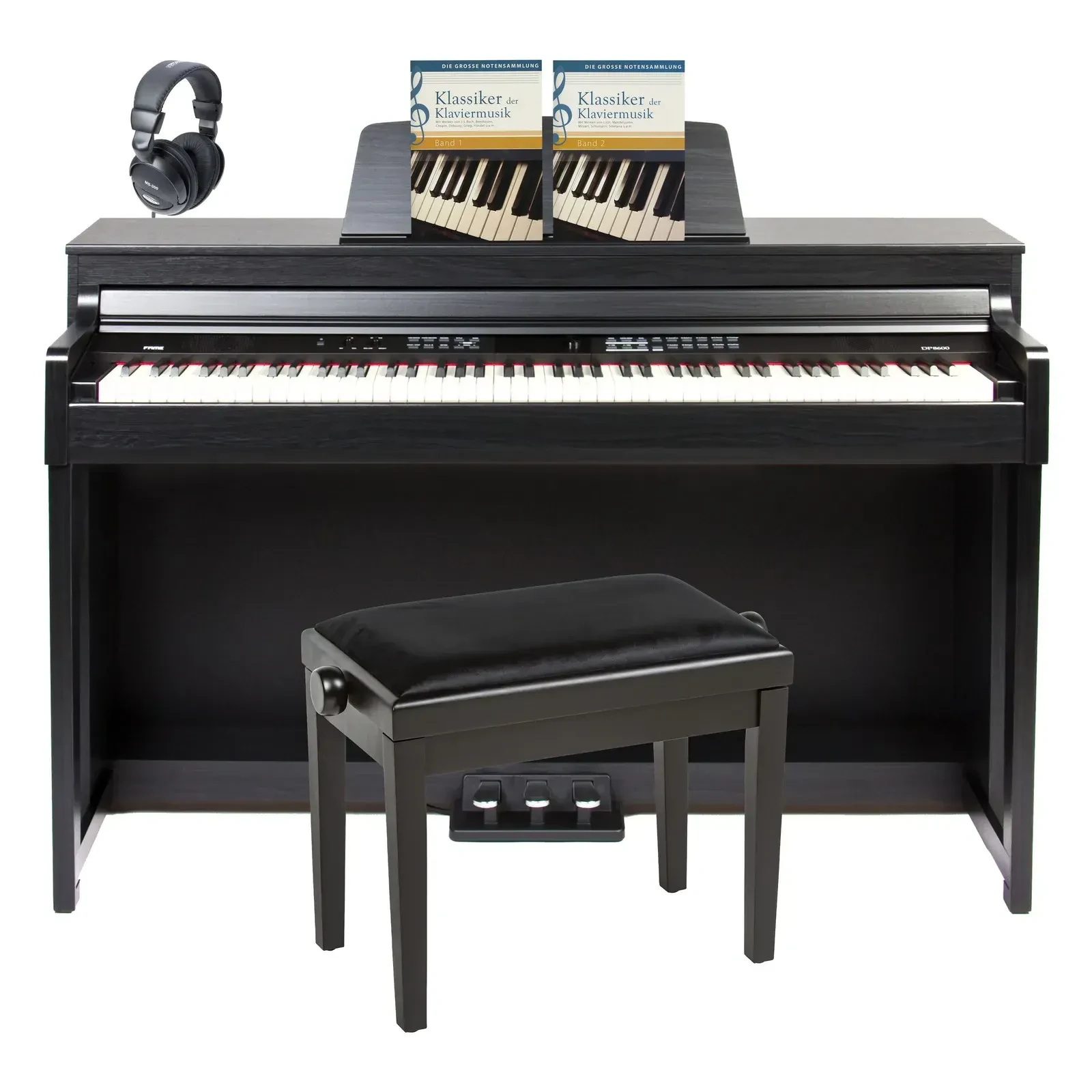 Цифровое пианино Fame Audio 88 клавиш, молоточковая механика, 181 тембр, 50 стилей, USB MIDI (набор)