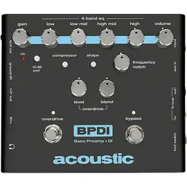 Напольный предусилитель для бас-гитары Acoustic BPDI Bass Preamp