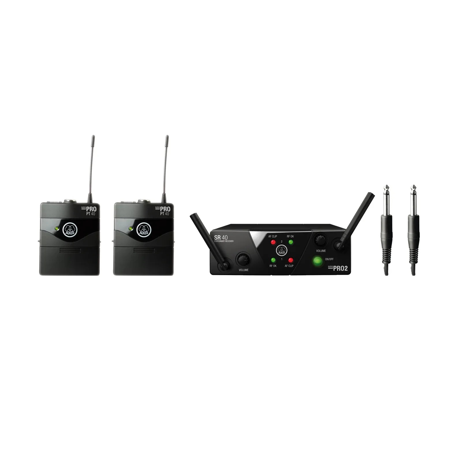 Радиосистема для инструментов AKG WMS 40 MINI Dual Instrument Set ISM2/ISM3 2-канальная