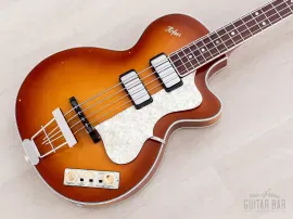 2021 Hofner H500/2-CV Club Bass Short Scale Sunburst w/ Case, Hangtags