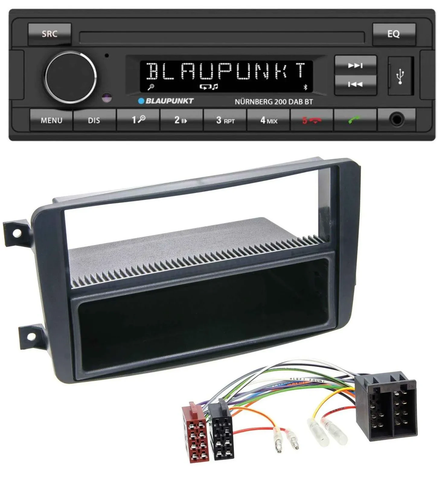 Автомагнитола для Mercedes C‑Class W203/CLK W209 Blaupunkt USB, DAB, MP3, Bluetooth