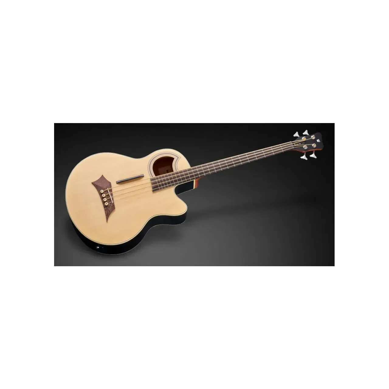 Б/У Бас-гитара ROCKBASS Alien Standard 4-струнная, безладовая с разметкой, цвет натуральный (прозрачный сатин)