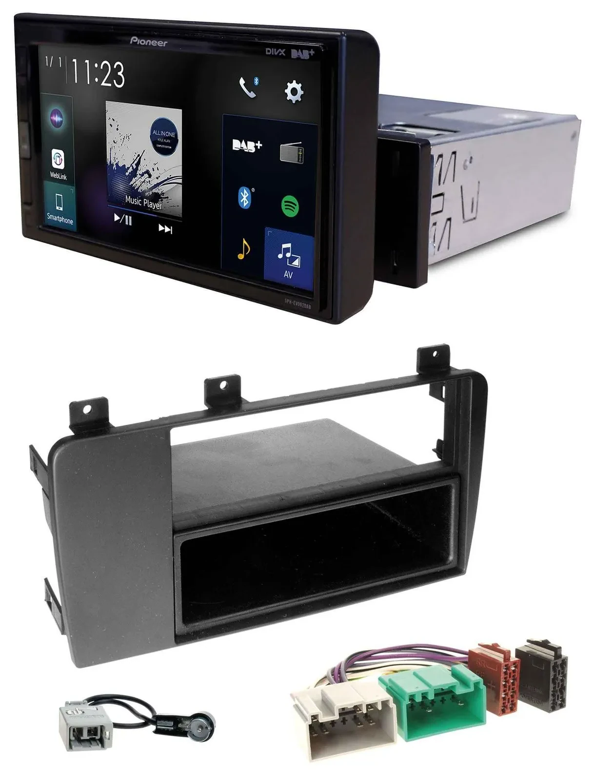 Pioneer DAB MP3 Bluetooth USB Autoradio für Volvo S60, V70, XC70 (04-09)