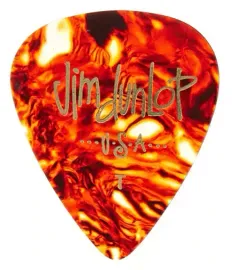 Bag of 72 Dunlop 483R05TH Thin Shell Genuine Celluloid Tear Drop Guitar Picks