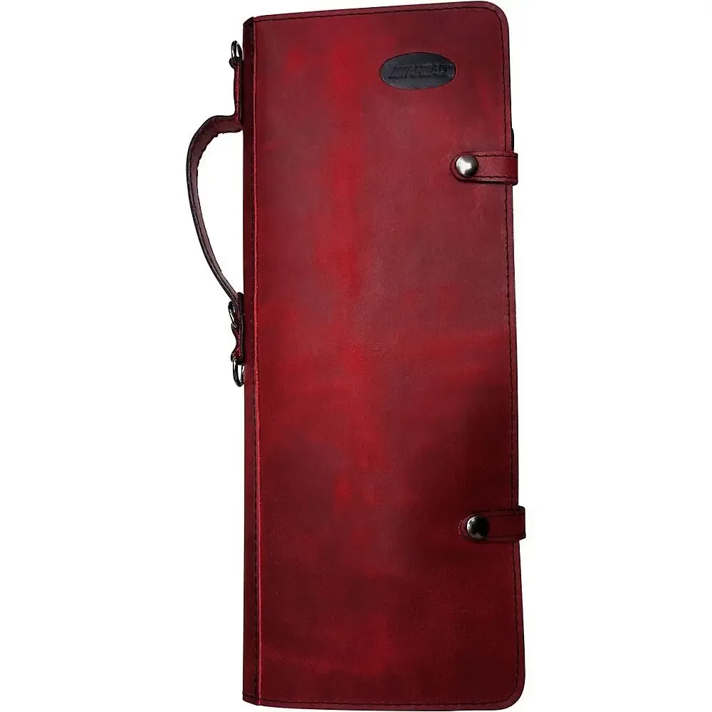 Чехол для барабанных палочек Ahead ALSCBUR Handmade Leather Stick Case Burgundy