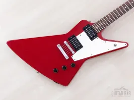 1983 Gibson Explorer Cardinal Red Custom Color Guitar w/ Dirty Fingers, Case
