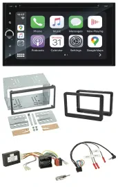 Blaupunkt 2DIN Bluetooth DAB USB DVD Lenkrad Autoradio für Alfa Romeo Brera 159