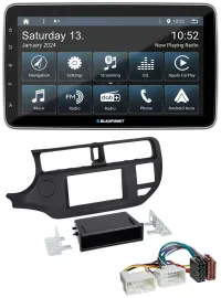 Blaupunkt USB DAB SD MP3 Bluetooth Autoradio für Kia Rio (UB 2011-2014) schwarz