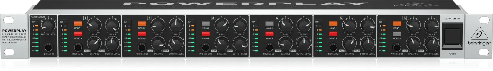 Усилитель для наушников Behringer HA6000 Powerplay