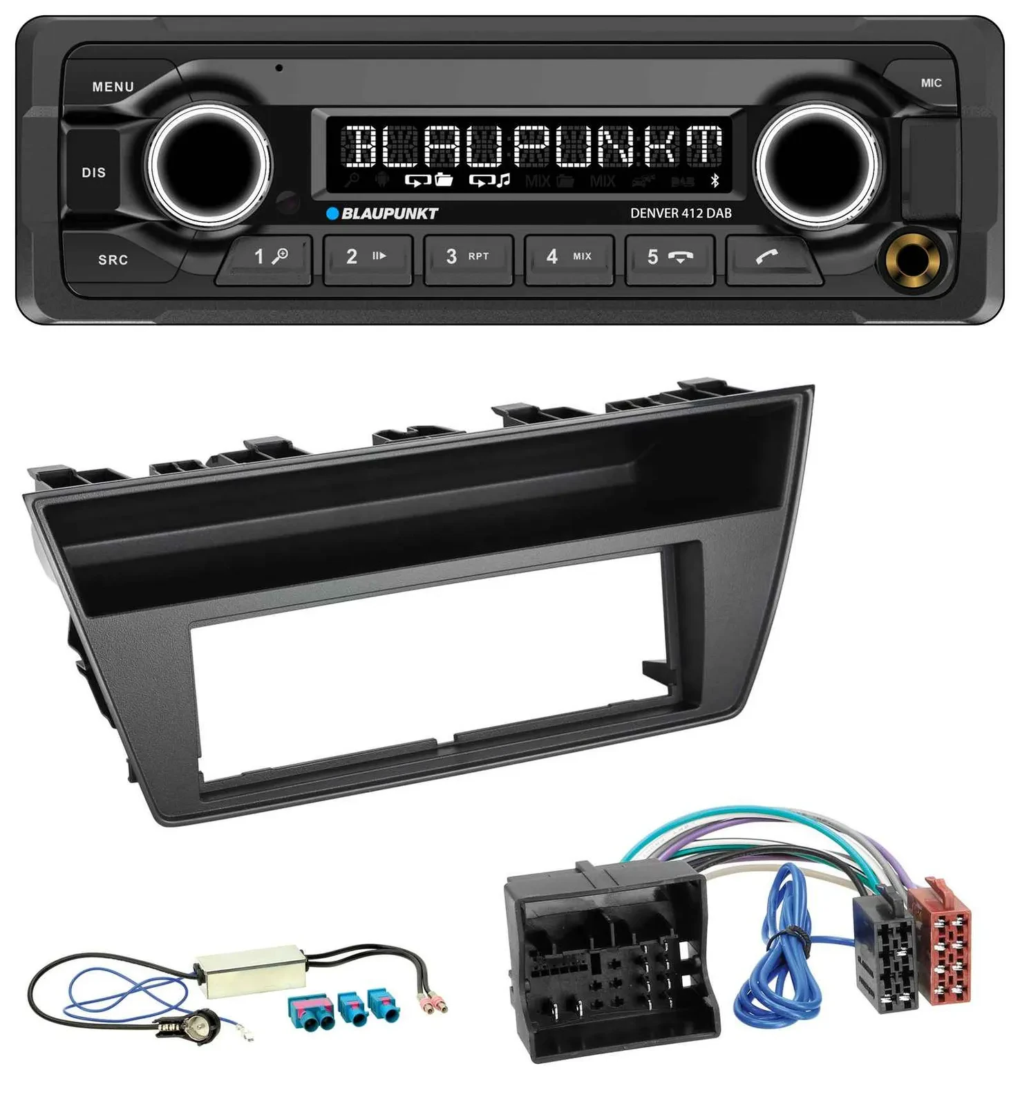 Blaupunkt Bluetooth DAB MP3 USB Autoradio für Skoda Fabia III (2014-2020)