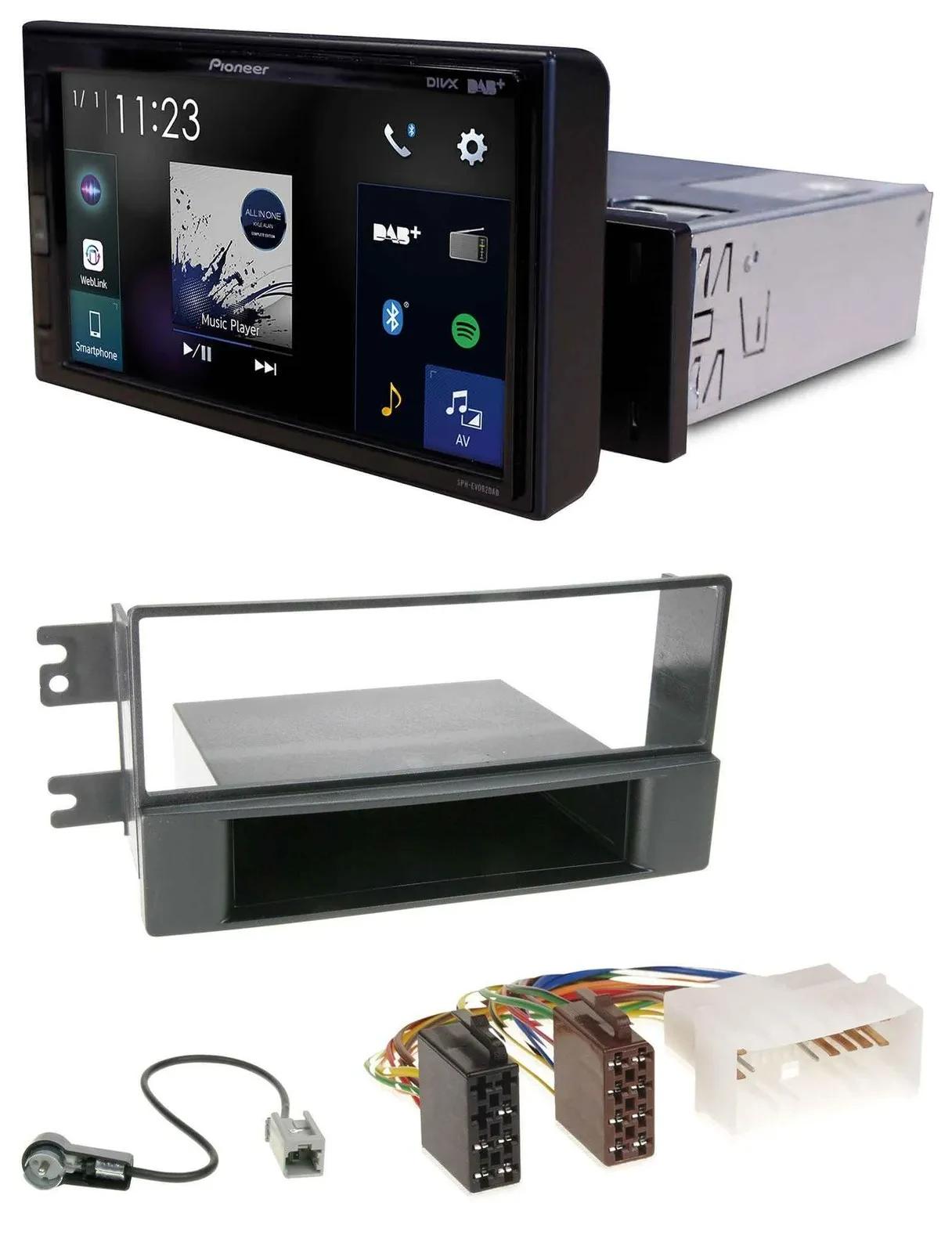 Pioneer DAB MP3 Bluetooth USB Autoradio für Kia Cerato (ab 2007)