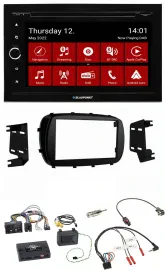 Blaupunkt Lenkrad DVD Bluetooth DAB 2DIN USB Autoradio für Fiat 500X ab 2014