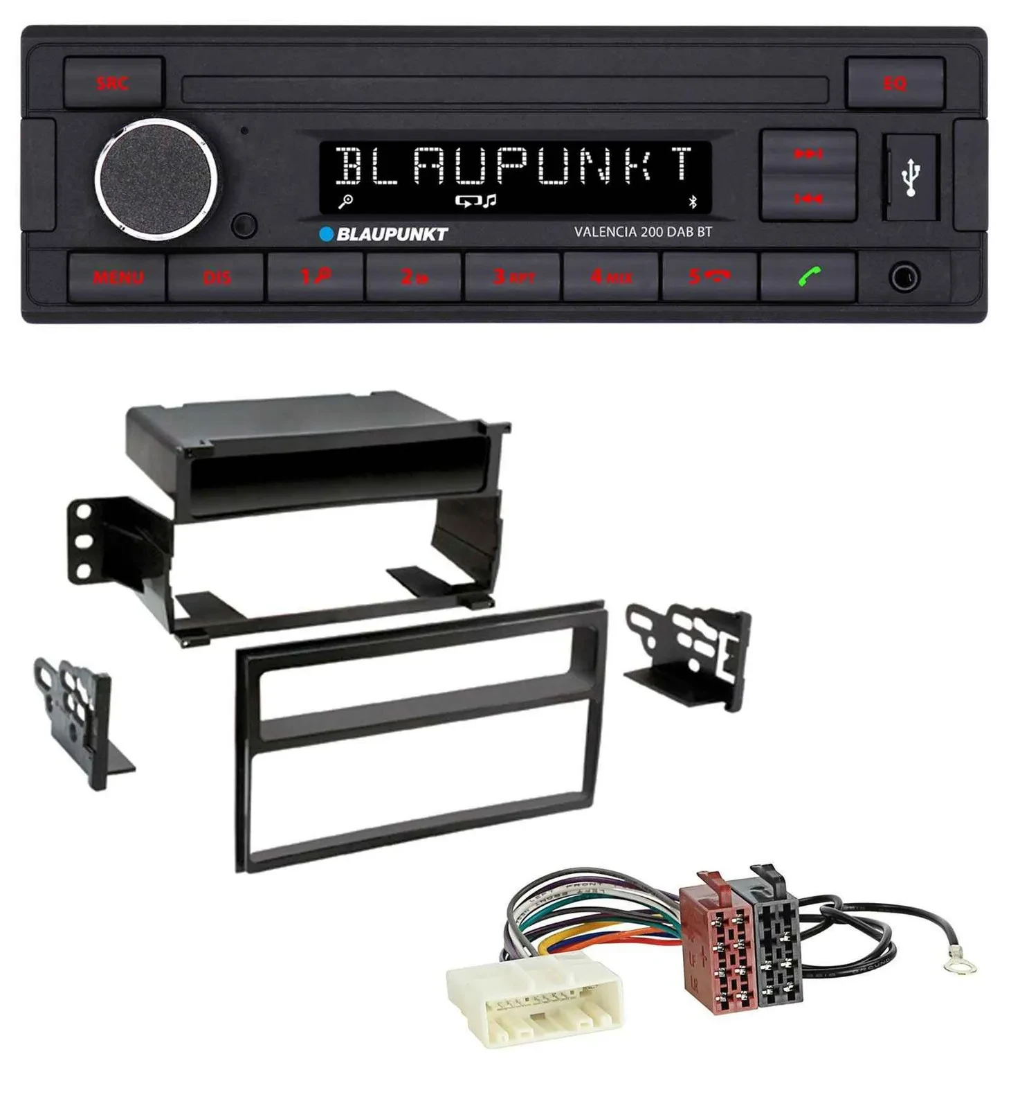 Blaupunkt DAB MP3 Bluetooth USB Autoradio für Nissan Versa / Tiida (ab 2007)