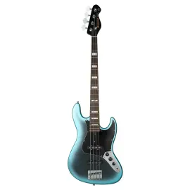 MOOER MBJ412 Electric Bass Guitar Dark Blue